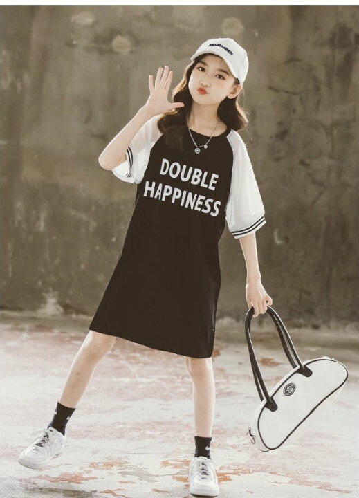 楽天市場】キッズ 子供服 Tシャツワンピース ロングワンピース キッズ  