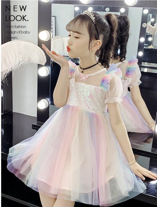 楽天市場】キッズ 子供服 ワンピース キッズワンピース 夏 チュール  