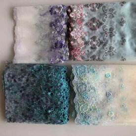 楽天市場 刺繍 チュール 生地の通販
