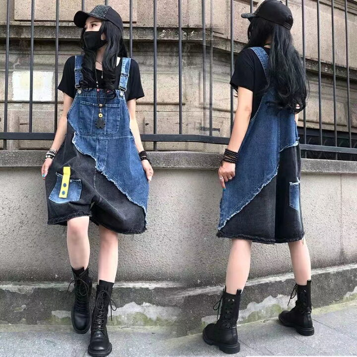 楽天市場】オーバーオール レディース 夏 ショートパンツ 通勤 