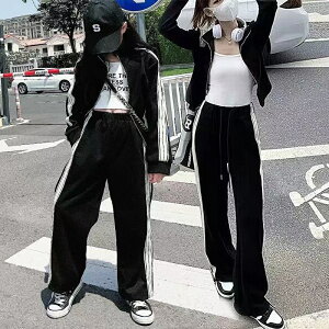 キッズ ジャージ ライン 上下セット 子供服 子ども用ジャージ キッズ 女の子 セットアップ ジュニア 120 130 140 150 160 170 春秋 パーカー パンツ ダンス衣装 長袖パーカー 韓国服 秋 小学生 ガー