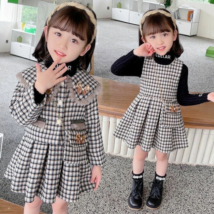 楽天市場】キッズ 子供服 入園式 ジャケット ワンピース 2点セット  
