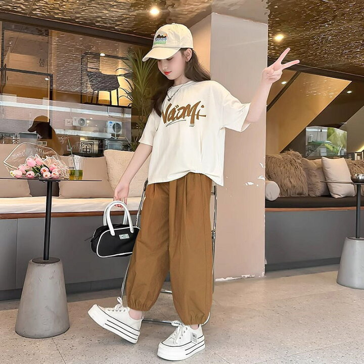 楽天市場】キッズ ダボパン 子供服 セットアップ 上下セット Tシャツ+ 