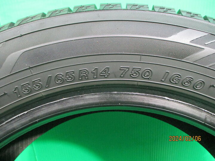 楽天市場】【中古】◇ヨコハマ IG60◇ 155/65R14 75Q 8分山 2021年製 2 