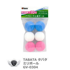 TABATA タバタ ミリボール 練習用ゴルフボール GV-0304【飛距離】【室内】