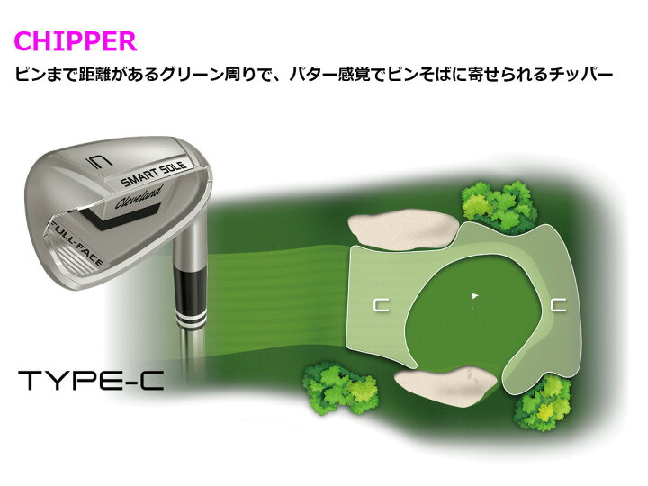 楽天市場】レディース ウェッジ チッパー クリーブランド スマート 
