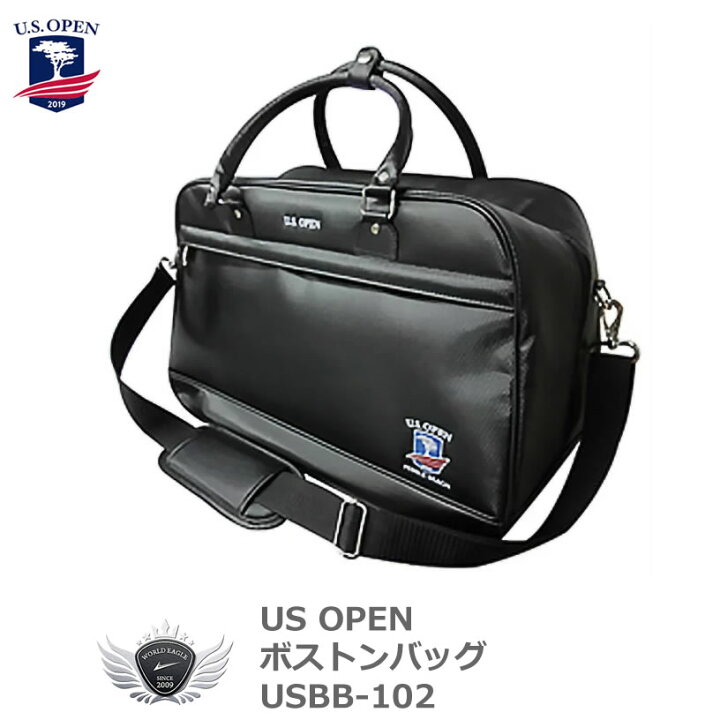 楽天市場】US OPEN ボストンバッグ ブラック USBB-102 数量限定 