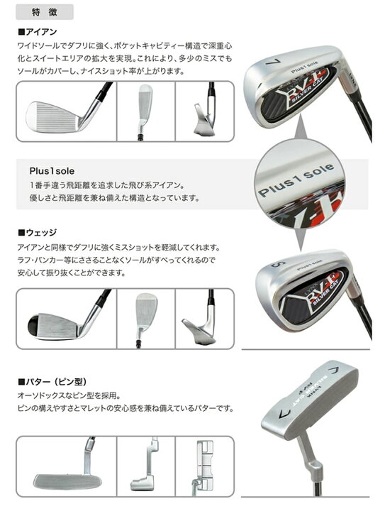楽天市場】Lynx リンクス メンズゴルフセット シルバーキャット 右利き 