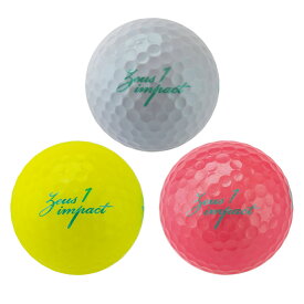 ゴルフ用品 ラウンド用品 ゴルフボール キャスコ ゼウスインパクト女子3 12球入り 【IR】