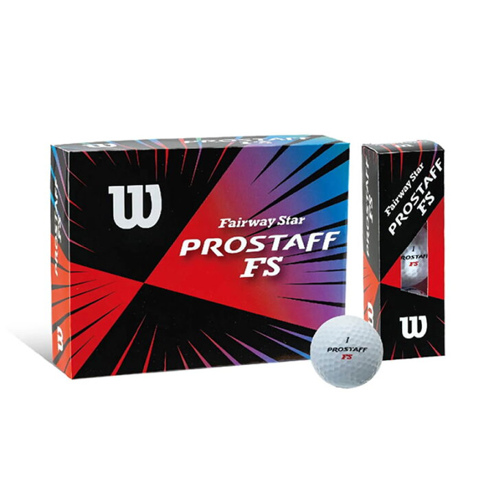 楽天市場】Wilson Staff ウィルソンスタッフ PROSTAFF FS GOLF BALLS 