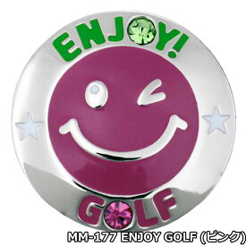 WINWIN STYLE ウィンウィンスタイル メガマーカー ENJOY GOLF ピンク MM-177【evmkhc】