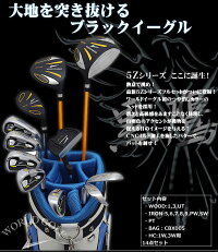 ワールドイーグルWE-5Zブラック+CBX005カードバッグメンズゴルフクラブ14点フルセット右用【ポイント2倍】【最安値に挑戦】【送料無料】【02P03Dec16】【あす楽】
