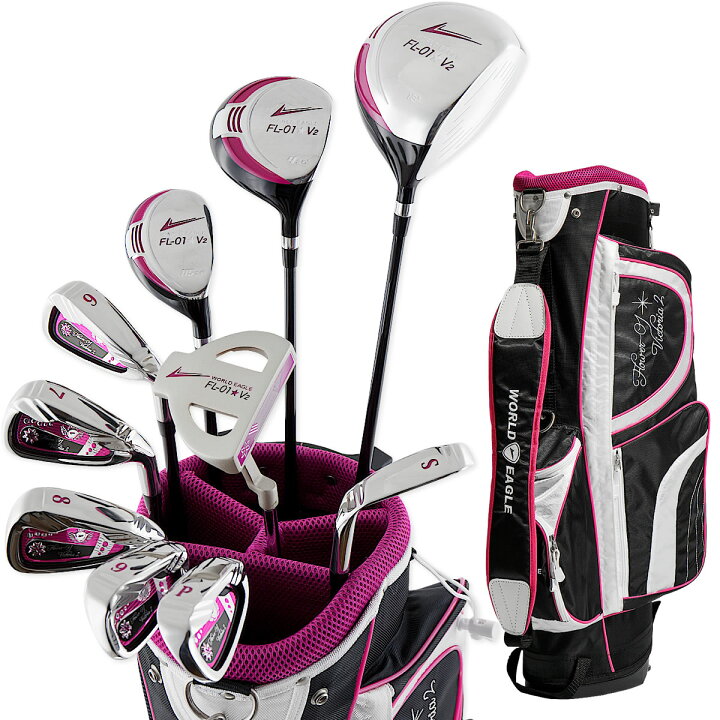 楽天市場】ワールドイーグル FL-01☆V2 レディース13点ゴルフクラブ  