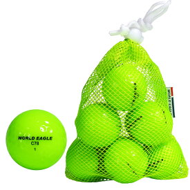 ワールドイーグル ゴルフボール10球 袋入り 人気 ランキング メンズ レディース ソフトな打感 抜群な飛距離 ゴルファーで最も多いヘッドスピード40前後のためのボール 発色が綺麗なホワイト イエロー ピンク グリーン オレンジ プレゼント
