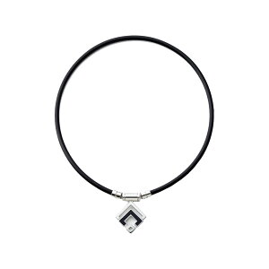 スポーツ 仕事 日常生活 サポーター コラントッテ TAO ネックレス α ARAN アルファアラン シルバー×ブラック ABARD 【IR】