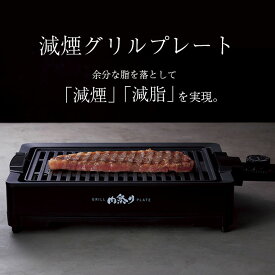 【値下げSALE】焼肉プレート 穴あき 一人用 ホットプレート 焼肉 減煙 洗える 煙が出にくい 1000W 火力 グリルプレート 焼肉グリル 煙 少ない 温度調節 電気焼肉器 焼き肉プレート 網焼き プレート ヘルシー パワフル ふっ素樹脂加工 電気プレート