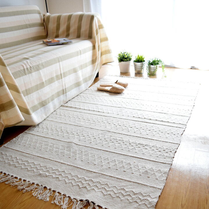 楽天市場】ラグ 生成り 波模様 フロアラグ 約140×200cm 1.5畳用 インド綿100% ナチュラル 北欧 ラグ フロアマット アジアン雑貨 シンプル エスニック かわいい カフェ風 西海岸 ラグマット 夏用 洗える インテリア 雑貨 おしゃれ レトロ : 旅するアジアの雑貨店 楽天市場】ラグ 生成り 波模様 フロアラグ 約140×200cm 1.5畳用 インド綿100% ナチュラル 北欧 ラグ フロアマット アジアン雑貨 シンプル エスニック かわいい カフェ風 西海岸 ラグマット 夏用 洗える インテリア 雑貨 おしゃれ レトロ : 旅するアジアの雑貨店