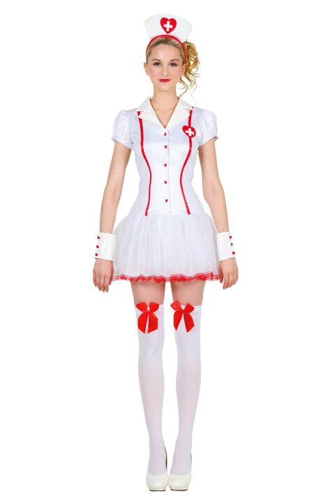 楽天市場 コスプレ レディース マジカルナース ナース 看護婦さん 病院 ミニスカート ニーソックス 制服 ワンピース 女 女性 ナース帽 カチューシャ 帽子 仮装 ハロウィン きれい パーティ かわいい 全身 一式 インテリア 雑貨 旅するアジアの雑貨店