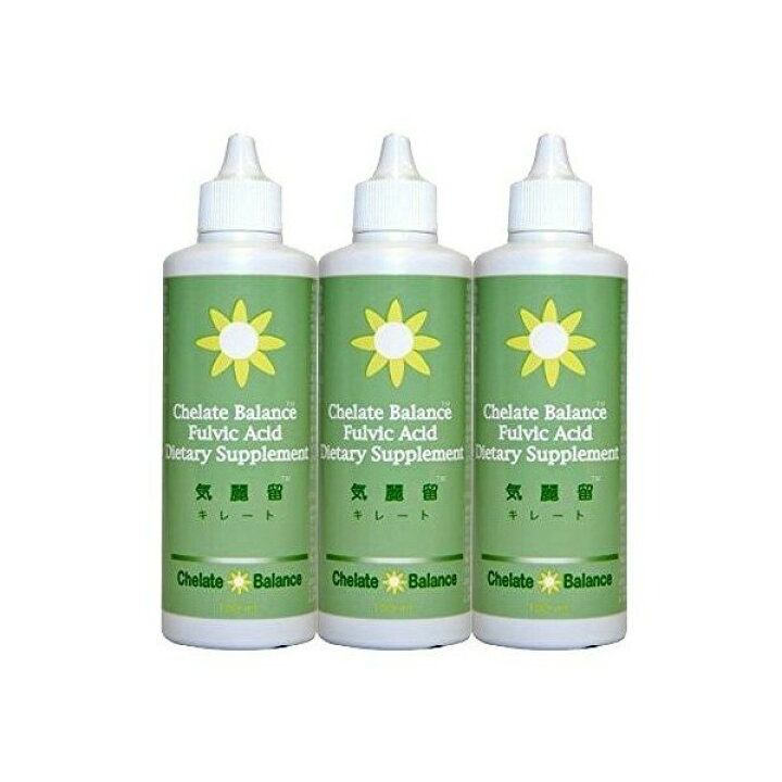 楽天市場】【3本セット】気麗留 キレート(100ml)フルボ酸 ミヤモンテ 