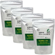 河村農園 有機栽培 グリーンルイボスティー 30包入り×4袋セット ティーバッグ オーガニック ノンカフェ…
