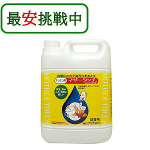 マザータッチ キッチン用 5L 大容量 食器洗い 食洗機 弱酸性 手荒れ 敏感肌 原光化学工業