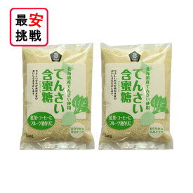 北海道産 てんさい含蜜糖 粉末 500g 2袋セット がんみつ糖 お菓子作り 料理 てんさい糖