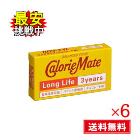 カロリーメイト ロングライフ チョコレート味 6箱セット 3年 非常食 長期保存 栄養食品 大塚製薬