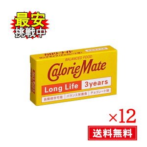 カロリーメイト ロングライフ チョコレート味 12箱セット 3年 非常食 長期保存 栄養食品 大塚製薬