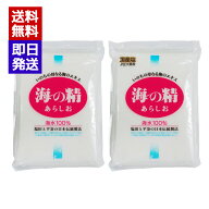 海の精 あらしお 赤 500g 2袋セット 国産 塩 調味料 伊豆大島