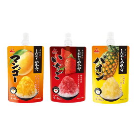 井村屋 こだわりの氷みつ 3種セット ( いちご ・ パイン ・ マンゴー ) 各150g かき氷シロップ