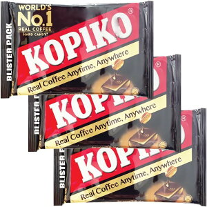 �R�s�R �R�[�q�[�L�����f�B�[ 32g(8��) x 3�܃Z�b�g �u���X�^�[�p�b�N KOPIKO Coffee Candy ��������