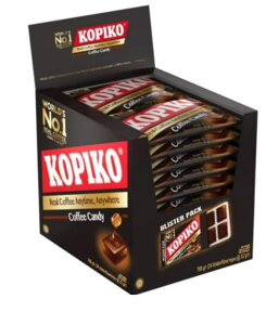 �R�s�R �R�[�q�[�L�����f�B�[ 32g(8��) x 24�܃Z�b�g �u���X�^�[�p�b�N KOPIKO Coffee Candy ��������