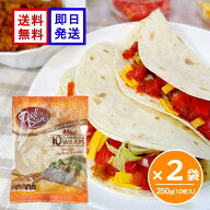 デリサン ミニフラワートルティーヤ 250g 10枚入 2袋セット トルティーヤ タコス ラップサンド ピザ パー…