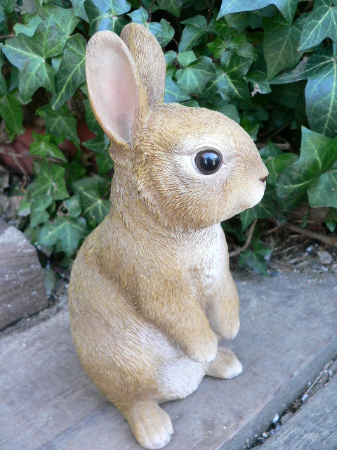 楽天市場】うさぎの置物 ウサギ ラビットHB 兎 N１１９６４