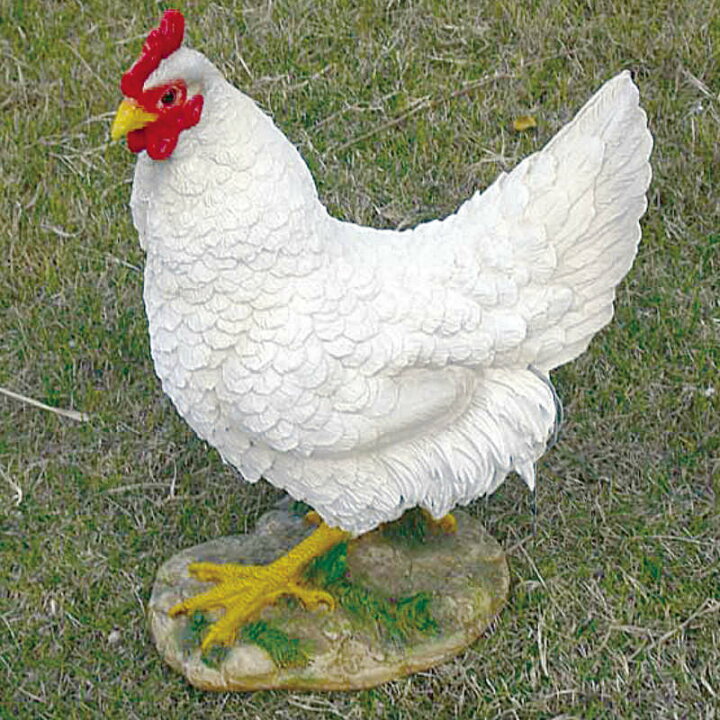楽天市場 にわとりの置物 特大 ９５６０h 鳥 とり ひよこ 動物 オーナメント ガーデン オブジェ ガーデニング インテリア 雑貨 ニワトリ 置物 リアル デスプレィ アニマルオブジェ わくわくガーデン