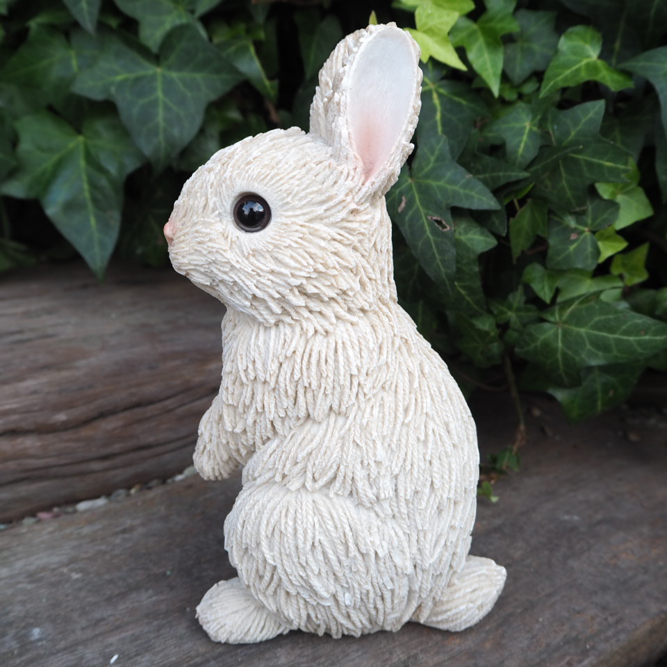 楽天市場】うさぎの置物 うさぎの親子３品セット 白 ウサギ