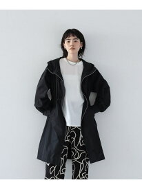 【SALE／30%OFF】ミリタリータフタロングコート GALLEST インディヴィ ジャケット・アウター その他のジャケット・アウター ブラック ベージュ【RBA_E】【送料無料】[Rakuten Fashion]