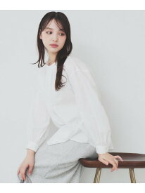【SALE／50%OFF】《6color》ラメラインバンドカラーシャツ【洗濯機洗い可/イージーアイロン/防シワ】 index インデックス トップス シャツ・ブラウス ブルー ネイビー ホワイト パープル イエロー【RBA_E】[Rakuten Fashion]