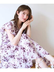 【SALE／19%OFF】【花柄・華やか・一枚で着映え】サマーフラワーブーケワンピース Couture Brooch クチュールブローチ ワンピース・ドレス その他のワンピース・ドレス ブルー ピンク【RBA_E】【送料無料】[Rakuten Fashion]