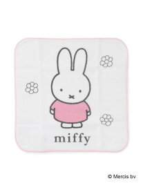 【SALE／10%OFF】【miffy】ミッフィーハンドタオル SHOO・LA・RUE シューラルー ファッション雑貨 ハンカチ・ハンドタオル パープル ホワイト【RBA_E】[Rakuten Fashion]