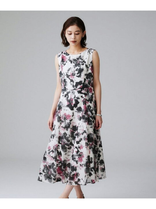 楽天市場】【SALE／30%OFF】【シアー/エレガント/花柄/夏ワンピ 
