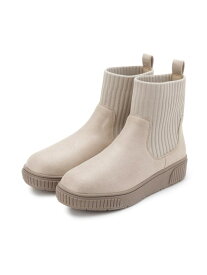 【SALE／20%OFF】【高レビュー/撥水】すっぽりラクラク はきぐちニットブーツ SHOO・LA・RUE シューラルー シューズ・靴 ブーツ ネイビー ブラウン ピンク ブラック ホワイト【RBA_E】【送料無料】[Rakuten Fashion]