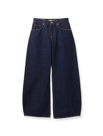 LEVIS(リーバイス)TEARDROP ワイドデニムパンツ DRESSTERIOR ドレステリア パンツ ジーンズ・デニムパンツ ネイビー【先行予約】*【送料無料】[Rakuten Fashion]