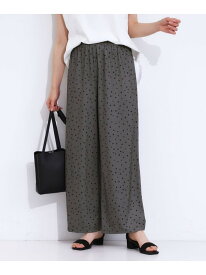 【SALE／10%OFF】【S-LL/ひんやり/選べる2柄】大人のリラックスコーデに プリント柄パンツ SHOO・LA・RUE シューラルー パンツ その他のパンツ ネイビー グレー ブラック【RBA_E】[Rakuten Fashion]