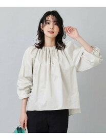 【SALE／40%OFF】タフタタックブラウス UNTITLED アンタイトル トップス シャツ・ブラウス グリーン ベージュ ネイビー【RBA_E】【送料無料】[Rakuten Fashion]