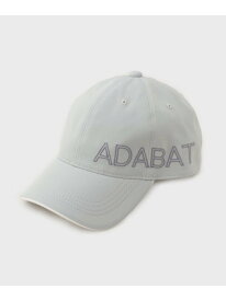 ロゴデザイン キャップ adabat アダバット 帽子 キャップ グレー ベージュ ネイビー【送料無料】[Rakuten Fashion]