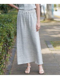 【SALE／20%OFF】【ウォッシャブル/セットアップ可】ウォッシャブルリネンウラケスカート DRESSTERIOR ドレステリア スカート ロング・マキシスカート グレー【RBA_E】【送料無料】[Rakuten Fashion]