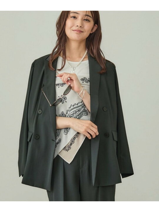 楽天市場】【SALE／30%OFF】【軽く羽織れる!】ダブルジャケット INDIVI 