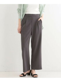 【SALE／60%OFF】【洗える/しわになりにくい】脚のラインを拾いにくい スマートイージー ワイドパンツ SHOO・LA・RUE シューラルー パンツ その他のパンツ グレー ブラック ベージュ【RBA_E】[Rakuten Fashion]