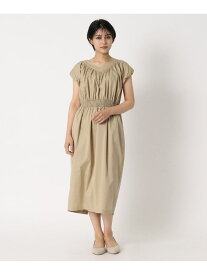 【SALE／40%OFF】【秋まで長く使える/洗える】Vネックデザイン ワンピース LAURA ASHLEY ローラ アシュレイ ワンピース・ドレス その他のワンピース・ドレス ベージュ ネイビー【RBA_E】【送料無料】[Rakuten Fashion]